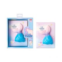 Carnet De Notes Kawaii Girly Squishy - Sirène - Cadeaux-et-anniversaire.com