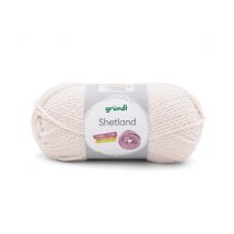 Pelote De Laine À Tricoter Shetland - 100gr - Grundl 04 Ecru - Gründl