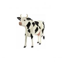 Hansa Peluche Geante Vache Noire Et Blanche 92cmh 122cml - Hansa Peluches Géantes