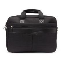 Sacoche Ordinateur 15 Pouces - 3 Compartiments - Noir - Cristo - Crisco