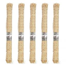 5 Rouleaux De Cannage En Rotin Tressage Large 40 X 50 Cm - Creotime