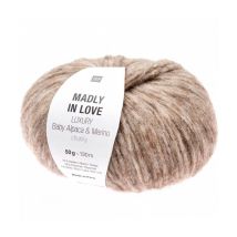 Madly In Love - Baby Alpaga Et Mérino À Tricoter - Rico Design 02 Marron