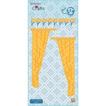 Matrices De Découpe Nellie's Choice - Motif Rideaux - 5,1 X 11 Cm - Nellie's choice