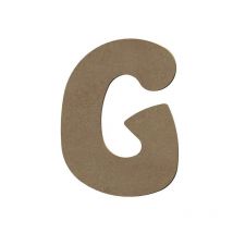 Lettre Majuscule G En Bois Mdf À Décorer - 15 Cm - Gomille