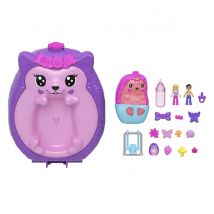 Coffret Polly Pocket Maman Et Bébé Hérissons - Aventure Et Amusement - Mattel