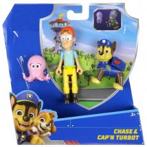 Pat Patrouille Capitaine Turbot Pieuvre Et Chase - 3 Figurines - Chien - Paw Patrol - Spin Master - 20152002 - Spin Master