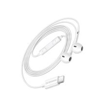 Mayaxess Écouteurs Filaires Pour Xiaomi 17 Ultra Usb-c Avec Micro Intégré Blanc