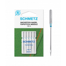 Aiguilles Pour Surpiquer Pour Machine - Dimension 90/14 - 130n - 5 Pces - Schmetz Vert - Schmetz