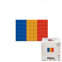 Kit Mosaïque Diy Pixel Art - Drapeau Andorre - Mini - Tilipix