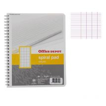 Cahier - A5 (14,8 X 21cm) - Grands Carreaux - 80 Pages - Couverture En Carton - À Spirale - Surdiscount