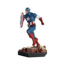 Marvel Vs - Statuette Résine 1/16 Captain America 13 Cm - Eaglemoss Publications Ltd