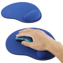 Tapis De Souris Gel Confortable Bleu Ciel Antidérapant Écologique 2 Pcs Bleu Yonis - Yonis