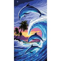 Canevas Antique Sous Les Tropiques Rafael Angelo 50x80cm - LUC