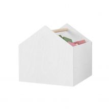 Boîte De Rangement House Blanc - Benlemi