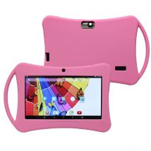 Housse Tablette En Silicone Protection 7' Enfant Universelle Étui Renforcé Rose Yonis - Yonis