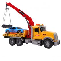 Camion Dépaneuse Avec Une Voiture 1/20 - Orange - Mgm