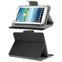 Housse De Protection Universelle Tablette 8 Pouces Simili Cuir Anti Chutes Noir Yonis - Yonis