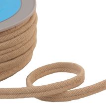 Bobine 20m Double Cordon Fils 10mm Beige - My mercerie