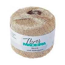 Fil À Crocheter Et À Tricoter Métallisé Nora Madeira - 25gr 321 Or