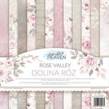 12 Papiers Scrapbooking 30 X 30 Cm Heaven Rose Valley - Galeria papieru