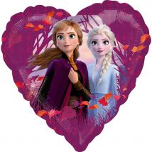 Ballon À Plat La Reine Des Neiges 2 - Coeur - Amscan