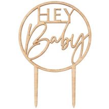 Cake Topper Bois Botanical Hey Baby - Ginger Ray