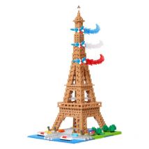 Nanoblock Tour Eiffel – Edition Deluxe - Bandai - Beige