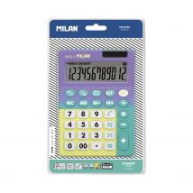 Blister Calculatrice 12 Chiffres Sunset Turquoise - Milan