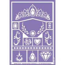 Pochoir De Maquillage Pour Enfant Princesse - Grim'tout