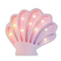 Lampe Veilleuse Coquillage Sirènes Roses - Little Lights