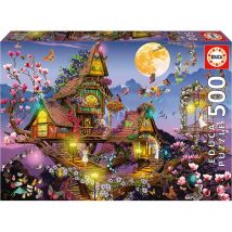 Puzzle - 500 Pièces - La Maison Des Fées - Educa - Educa Borras