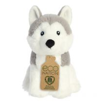 Chien Husky Peluche Eco Nation - Aurora