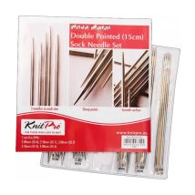 Set Aiguilles Doubles Pointes Nova Metal - Knitpro 51 Gris