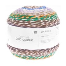 Pelote De Laine À Tricoter Creative Chic Unique - 200gr - Rico Design 015 Hiver Multicolore