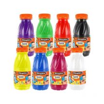 Gouaches Bébé 2 En 1 Cléopâtre - Couleurs Primaires - 8 X 250 Ml - Cléopatre