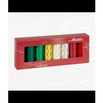 Kit De 8 Bobines Métalliques - Christmas Collection - Mettler : Le Parfait Assortiment Pour Des Créations Festives ! - Mettler Amann