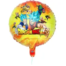 Ballon Aluminium Hélium Dragon Ball Super - Ø 43 Cm - CHAKS