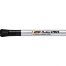 Marqueur Permanent Marking Pro Utilisation Extrême Pointe Ogive Noir Bic