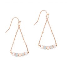 Boucles D'Oreilles Piana En Pierres Amazonite - Sloya