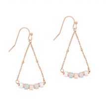 Boucles D'Oreilles Piana En Pierres Amazonite - SLOYA