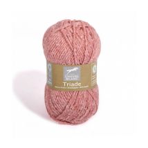 Pelote De Laine Et Coton À Tricoter Triade - Cheval Blanc 202 Rose