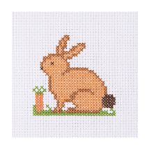 Mon 1er Kit Point De Croix - Lapin - Anchor Marron