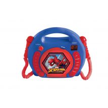 Lecteur Cd Portable Avec 2 Microphones Spiderman - Lexibook