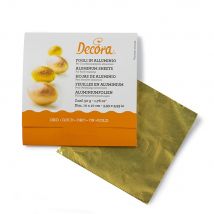 Feuilles En Aluminium Pour Chocolats 150 Pièces - Doré - Format 10 Cm - Decoraparty