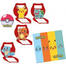 8 Invitations Pokémon - Amscan