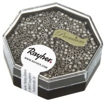 Delica-rocailles, 1,6mm Métallic Dépoli,boîte, Gris Acier, 4g - Miyuki