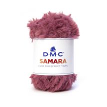 Pelote De Fourrure Samara - 100g - Dmc : Douceur Et Élégance Pour Vos Projets Tricot 410 Rose - Dmc