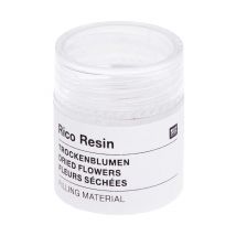 Matériau De Remplissage De Fleurs Séchées Pour Résine - Créez Des Bijoux Naturels - Rico Design Blanc