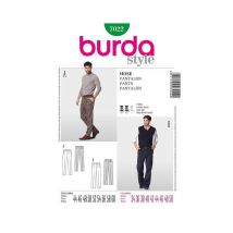 Patron Burda 7022 Pantalon Taille N°fr 44-60