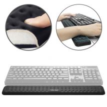 Tapis De Souris Confortable En Mousse À Mémoire Antidérapant Pour Poignet Noir Yonis - Yonis